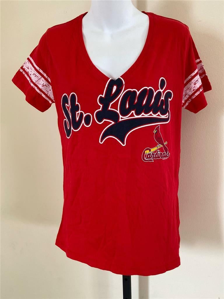 St. Louis Cardinals Womens Size M Medium Red Shirt Image 1