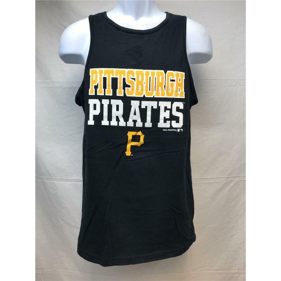 Pittsburgh Pirates Youth Size L (14/16) Black Team Athletics Tank Top Image 1