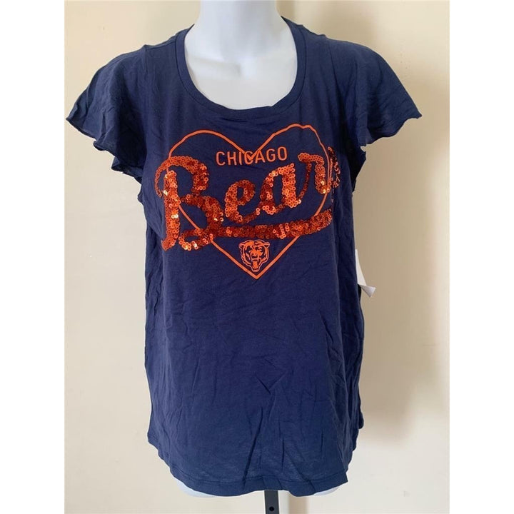 Chicago Bears Womens Size M Medium Blue Touch by Alyssa Milano Shirt Image 1