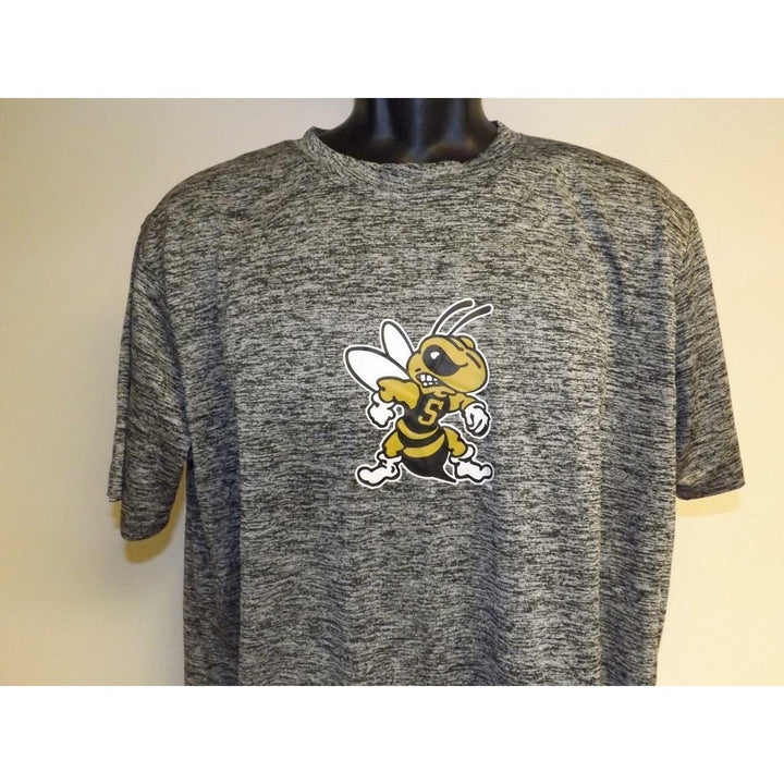 West Virginia State Yellow Jackets Mens L Large Polyester Performance Shirt Image 3