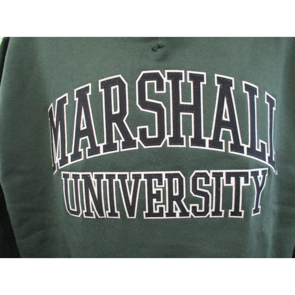 Marshall Thundering Herd Mens Size M Medium Green Hoodie Image 2