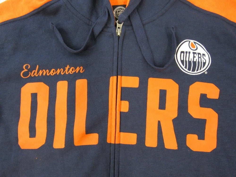 Edmonton Oilers Mens Size L Large G-III Full Zip Jacket Hoodie Image 2