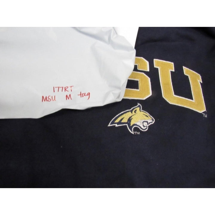 MSU Montana State YOUTH Size M Medium (10/12) Blue Hoodie 25 Image 4