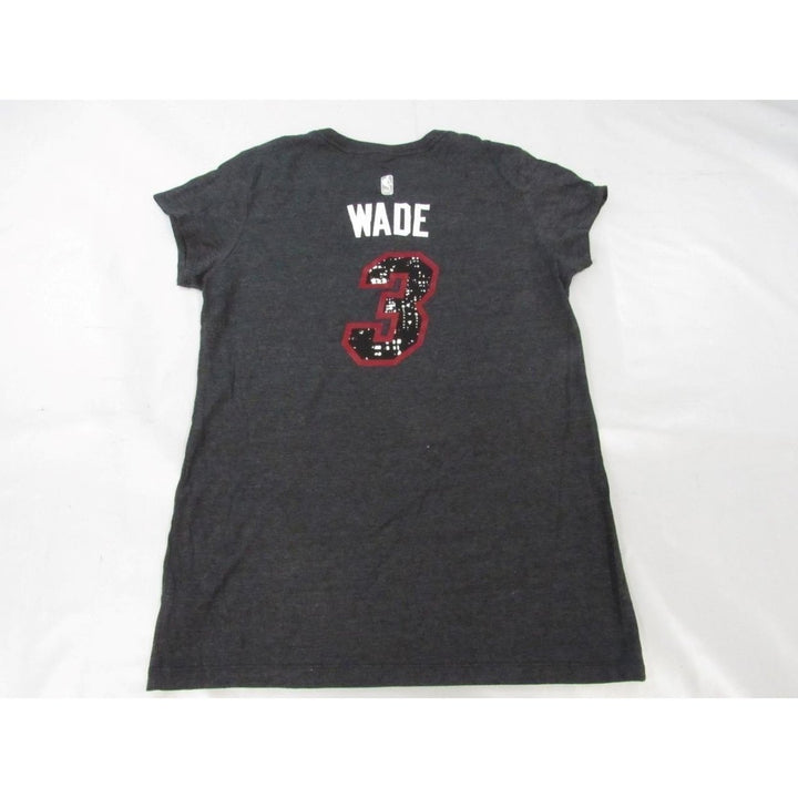 Miami Heat 3 Dwyane Wade Womens Size XL XLarge Shirt Image 2