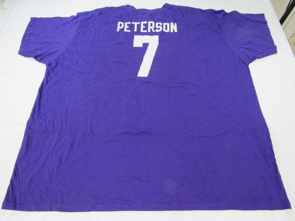 LSU Tigers Football 7 Patrick Peterson Mens Size 6XL-Big Purple Shirt Image 2