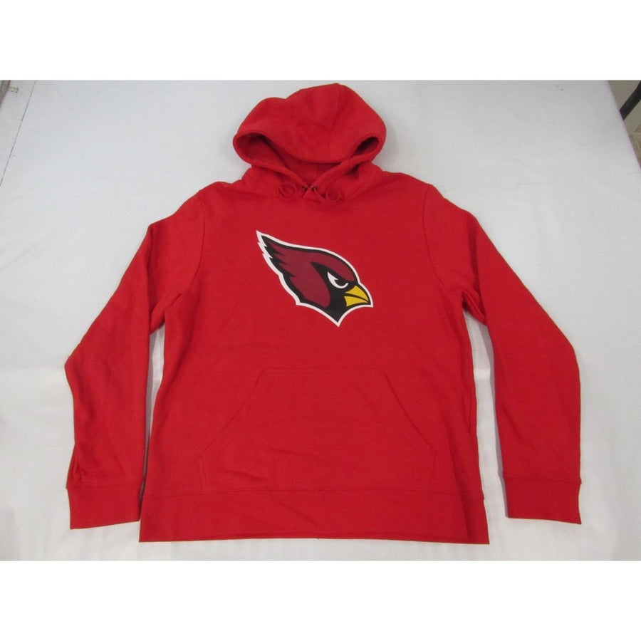 Arizona Cardinals Mens Size L Large Red Hoodie Image 1