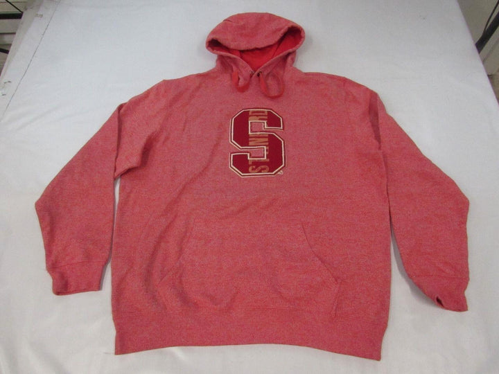 Stanford Cardinal Mens Size XL XLarge Heather Red Light-Weight Hoodie Image 1