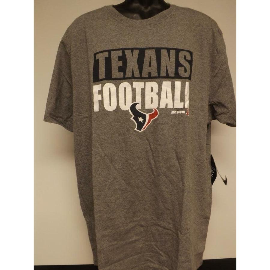 Houston Texans Mens Size XL XLarge Grey Shirt Image 1