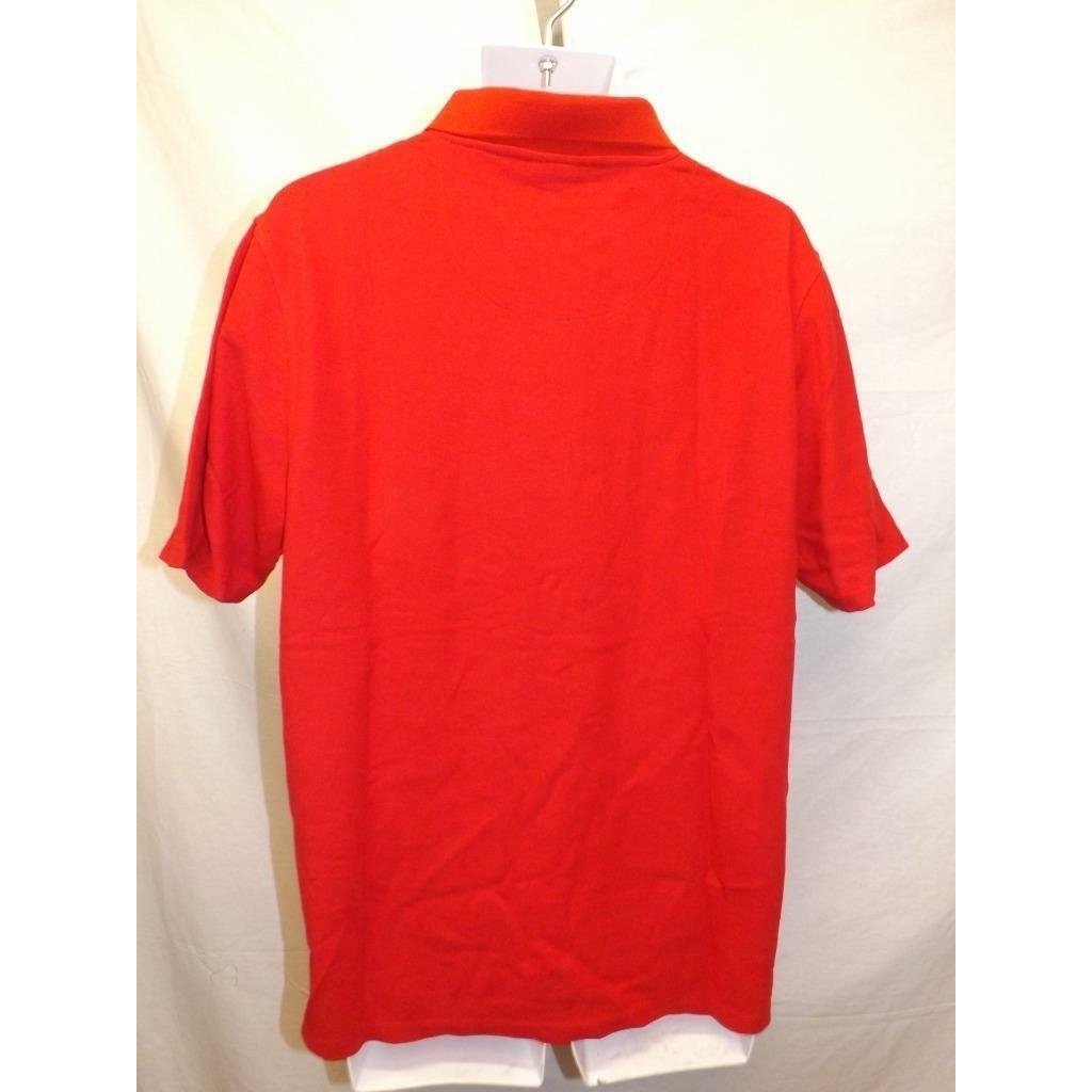 US Army USA Mens Size L Large Red Polyester Performance Polo Shirt Image 3