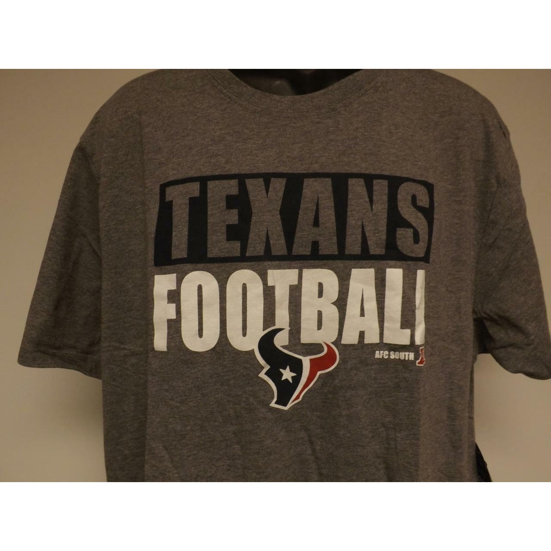 Houston Texans Mens Size XL XLarge Grey Shirt Image 3