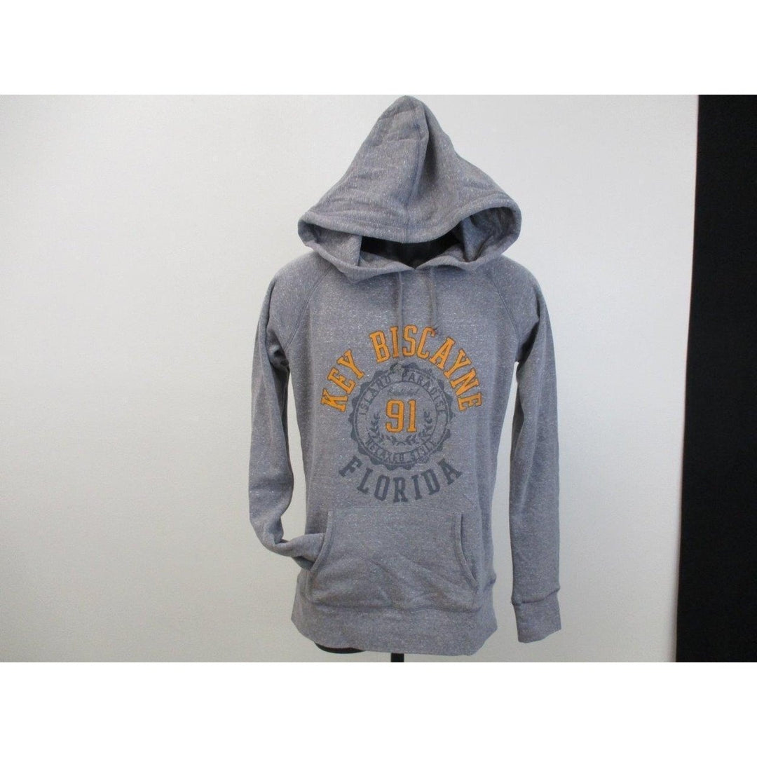 Key Biscayne FL Florida Womens Size M Medium Gray Light Hoodie Image 2