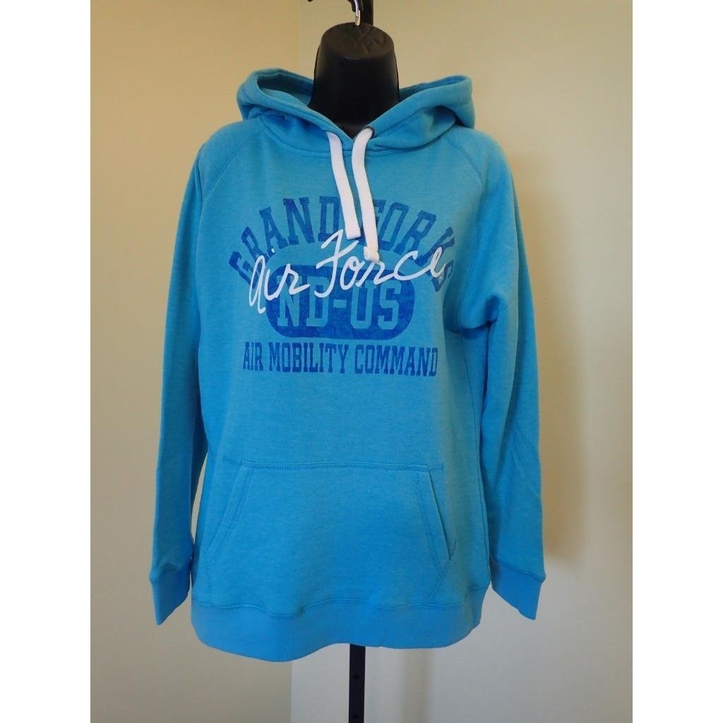 - United States Air Force -Grand Forks Womens Size M Medium Blue Hoodie Image 1