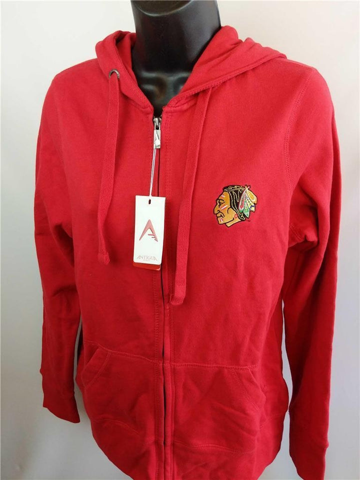 Chicago Blackhawks Womens Size M Medium Hoodie by Antigua 55 Image 1