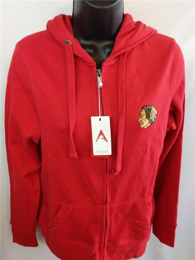 Chicago Blackhawks Womens Size M Medium Hoodie by Antigua 55 Image 2