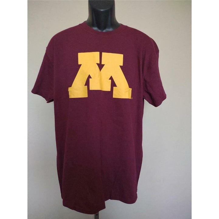 Minnesota Golden Gophers Mens Size L Large Maroon Shirt Image 1