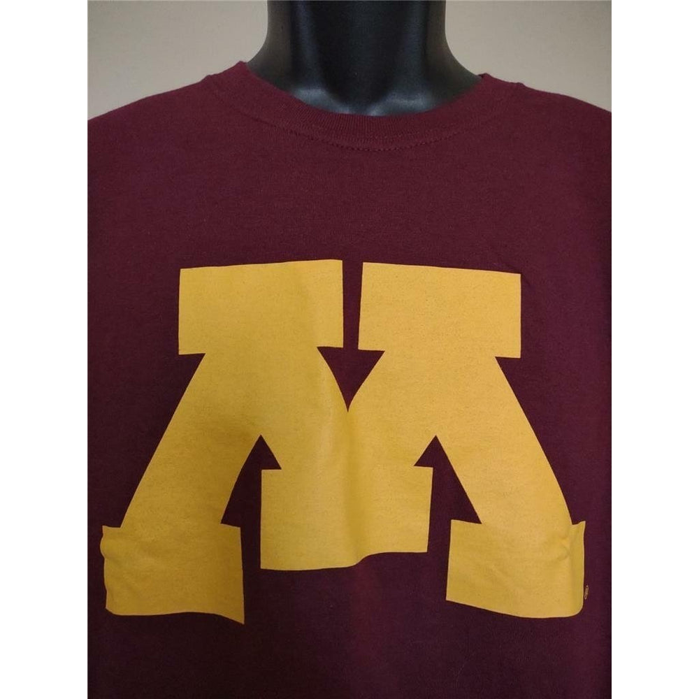 Minnesota Golden Gophers Mens Size L Large Maroon Shirt Image 2