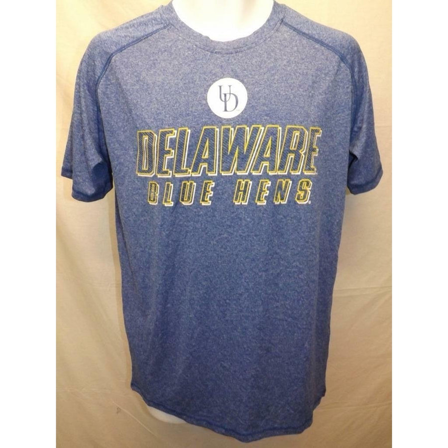 Delaware Blue Hens Mens Size M Medium Polyester Performance Shirt Image 1