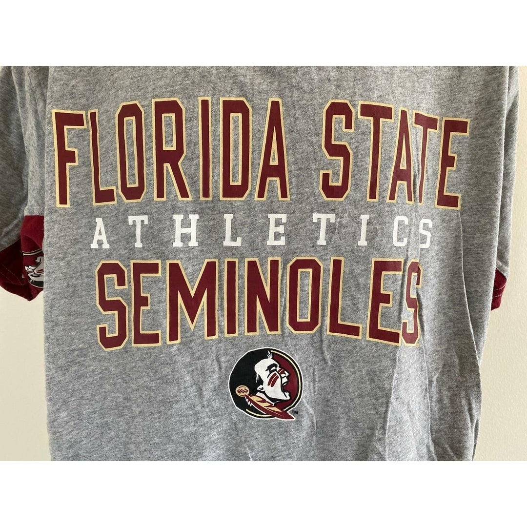 Florida State Seminoles Mens Size L Large Gray Hands High Shirt Image 3