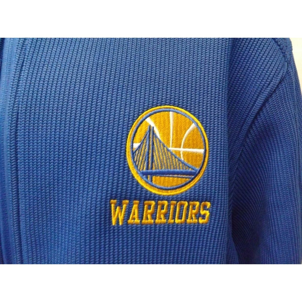 Golden State Warriors Mens Size L Large Blue G-III Full Zip Jacket Image 2