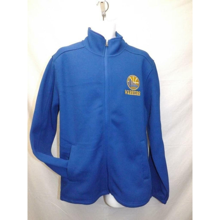 Golden State Warriors Mens Size L Large Blue G-III Full Zip Jacket Image 4