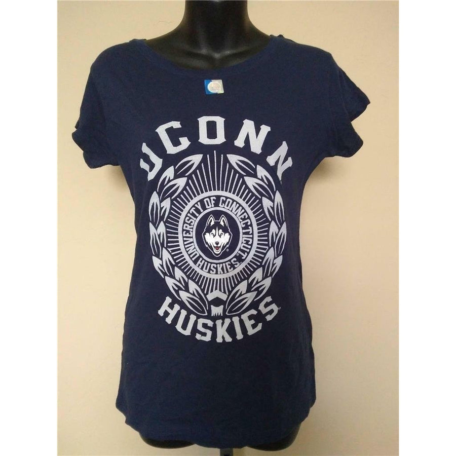 UConn Huskies Womens Size S Small Blue J. America Shirt Image 1