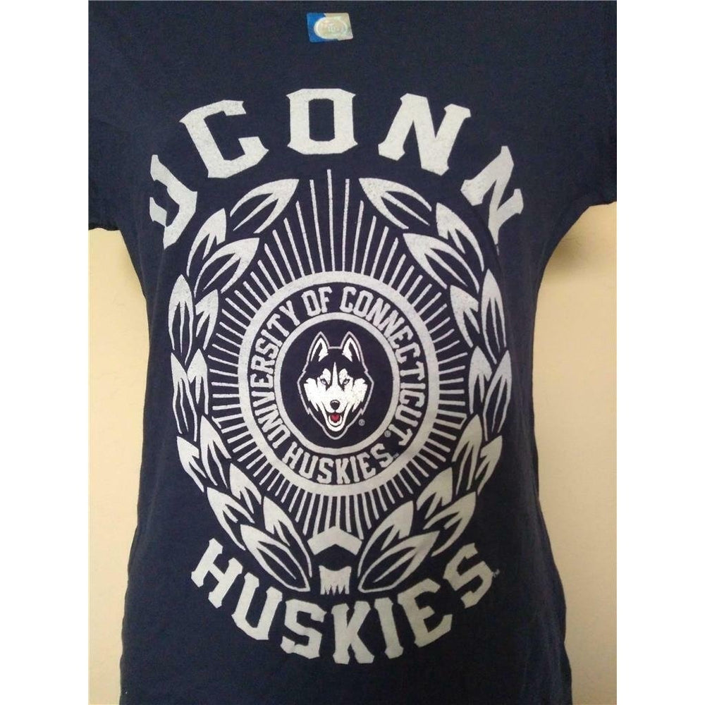 UConn Huskies Womens Size S Small Blue J. America Shirt Image 2