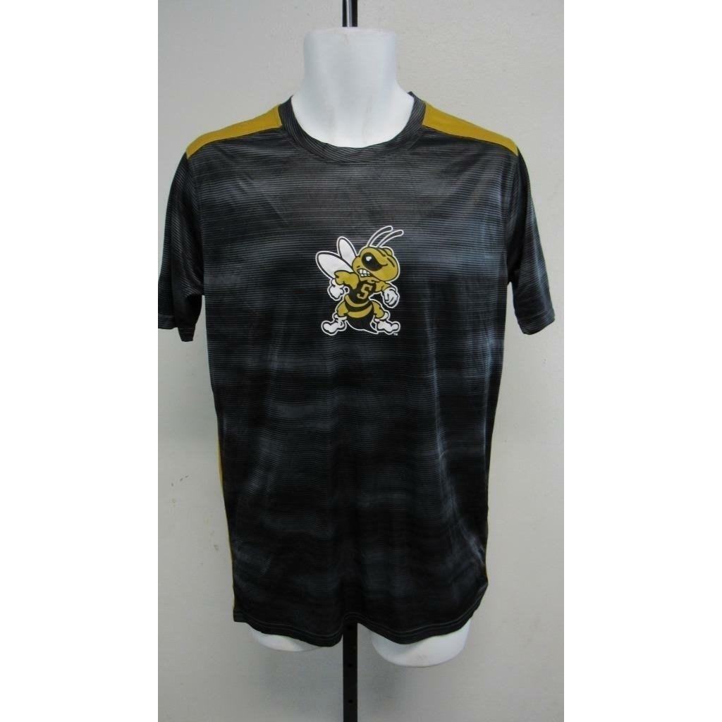 West Virginia State Yellow Jackets Mens M Medium Polyester Performance Shirt Image 1