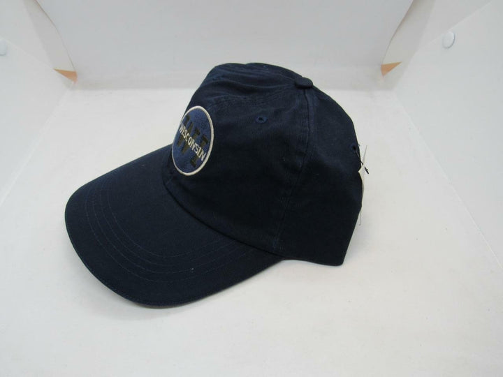 Wisconsin WI Mens Size OSFA Navy Blue Adjustable Hat Image 1