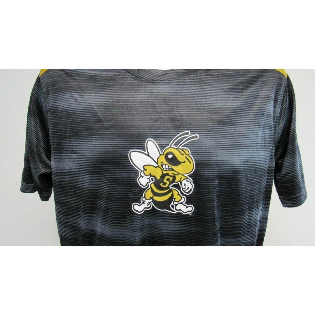 West Virginia State Yellow Jackets Mens M Medium Polyester Performance Shirt Image 3