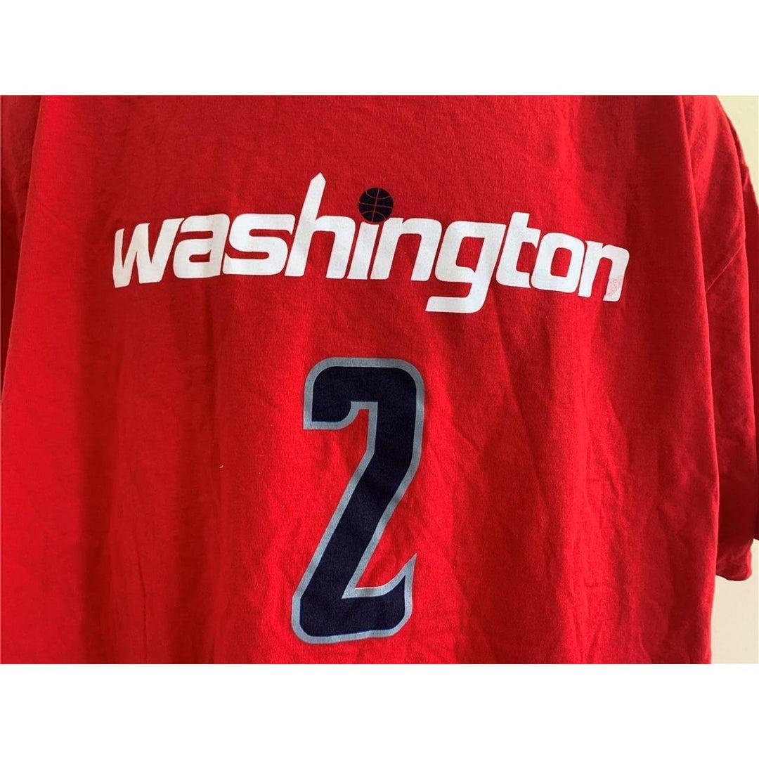 Washington Wizards 2 John Wall Mens Size 2XL Red Adidas Shirt Image 2