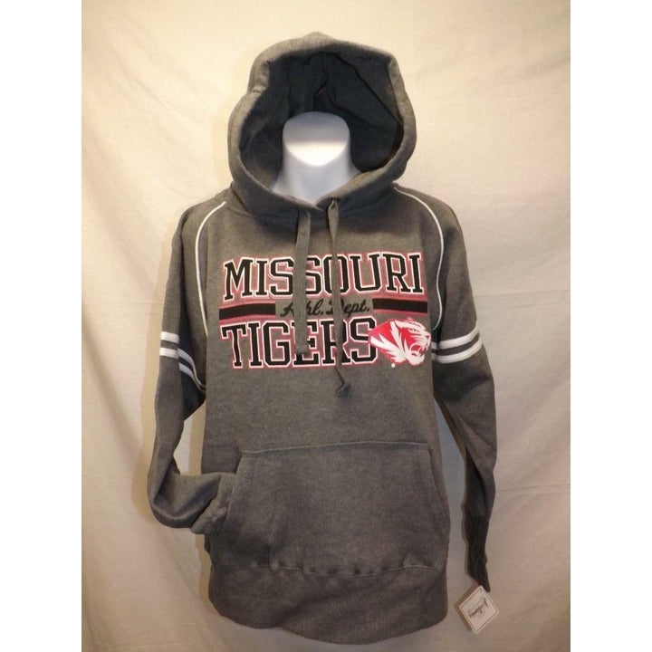 Missouri Tigers Womens Size M Medium Gray Hoodie Image 1