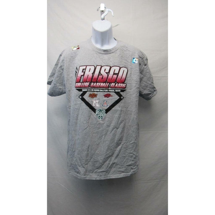 Frisco 2017 College Baseball Classics Mens Size L Large Gray Shirt Image 1