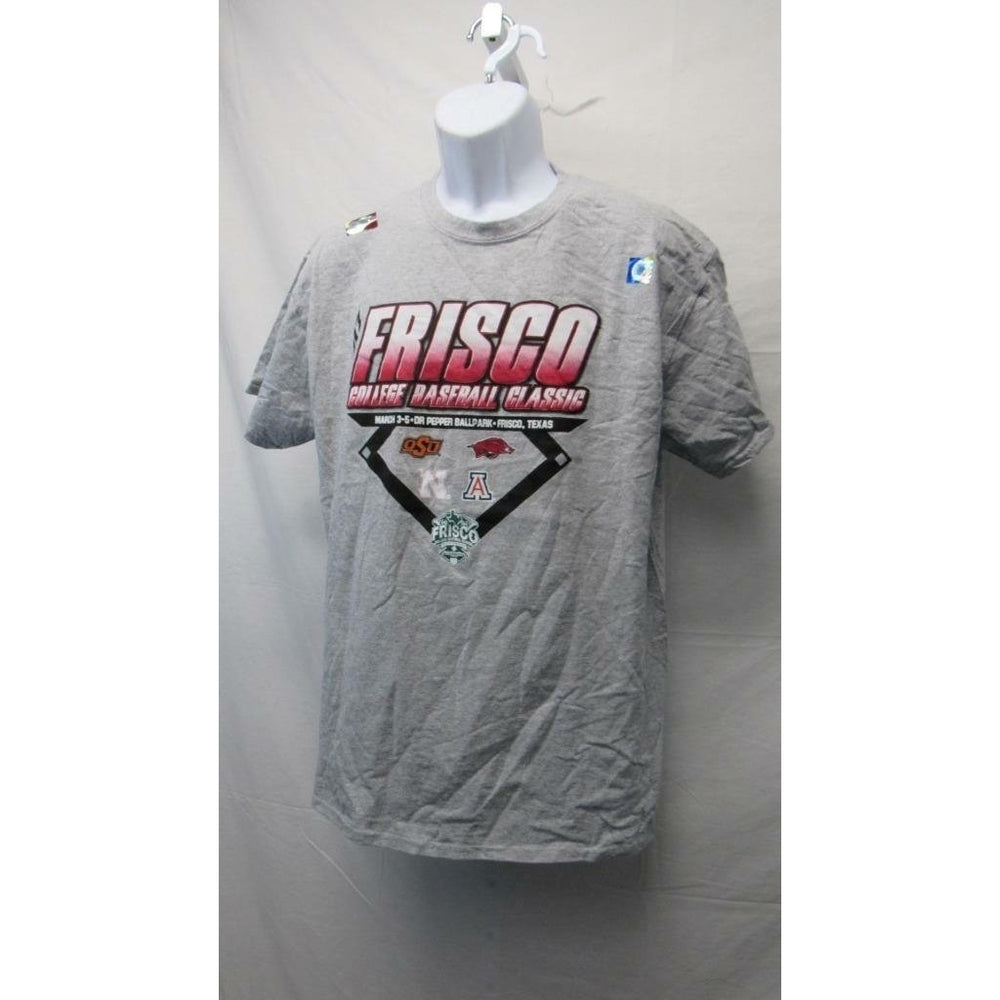 Frisco 2017 College Baseball Classics Mens Size L Large Gray Shirt Image 2