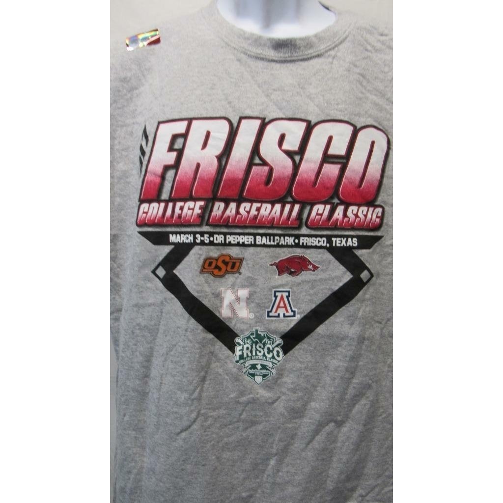 Frisco 2017 College Baseball Classics Mens Size L Large Gray Shirt Image 3