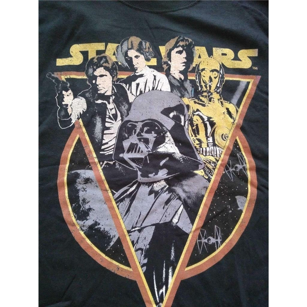 Star Wars Mens Size S Small Black Shirt Image 2