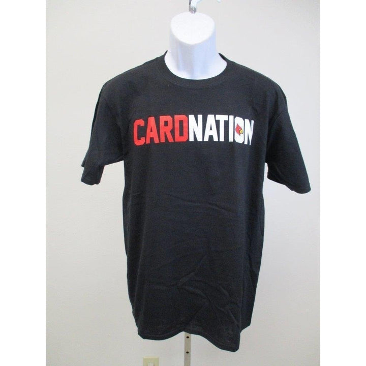 Louisville Cardinals Mens Size S Small Black Shirt Image 1