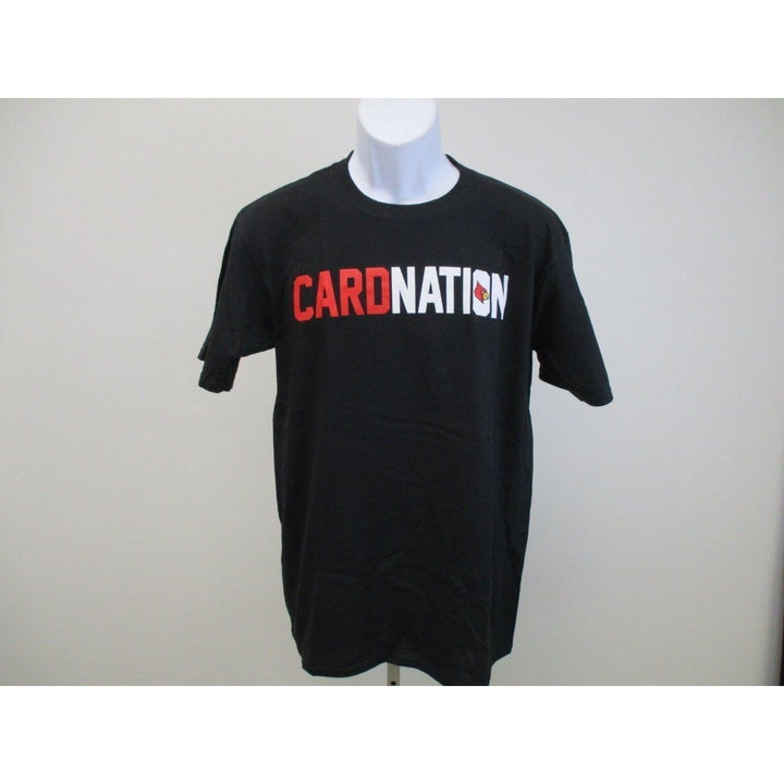 Louisville Cardinals Mens Size S Small Black Shirt Image 2