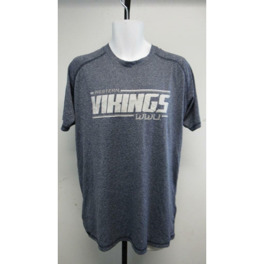 Western Washington Vikings Mens Sizes L Large Polyester Performance Shirt Image 1