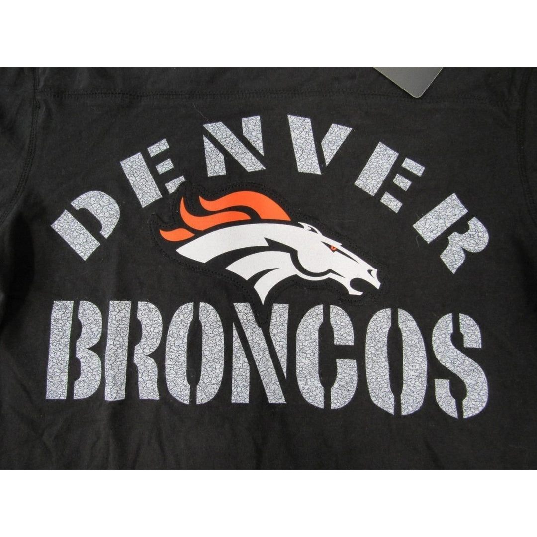 Denver Broncos Womens Size S Small Majestic Black Long Sleeve Shirt Image 3