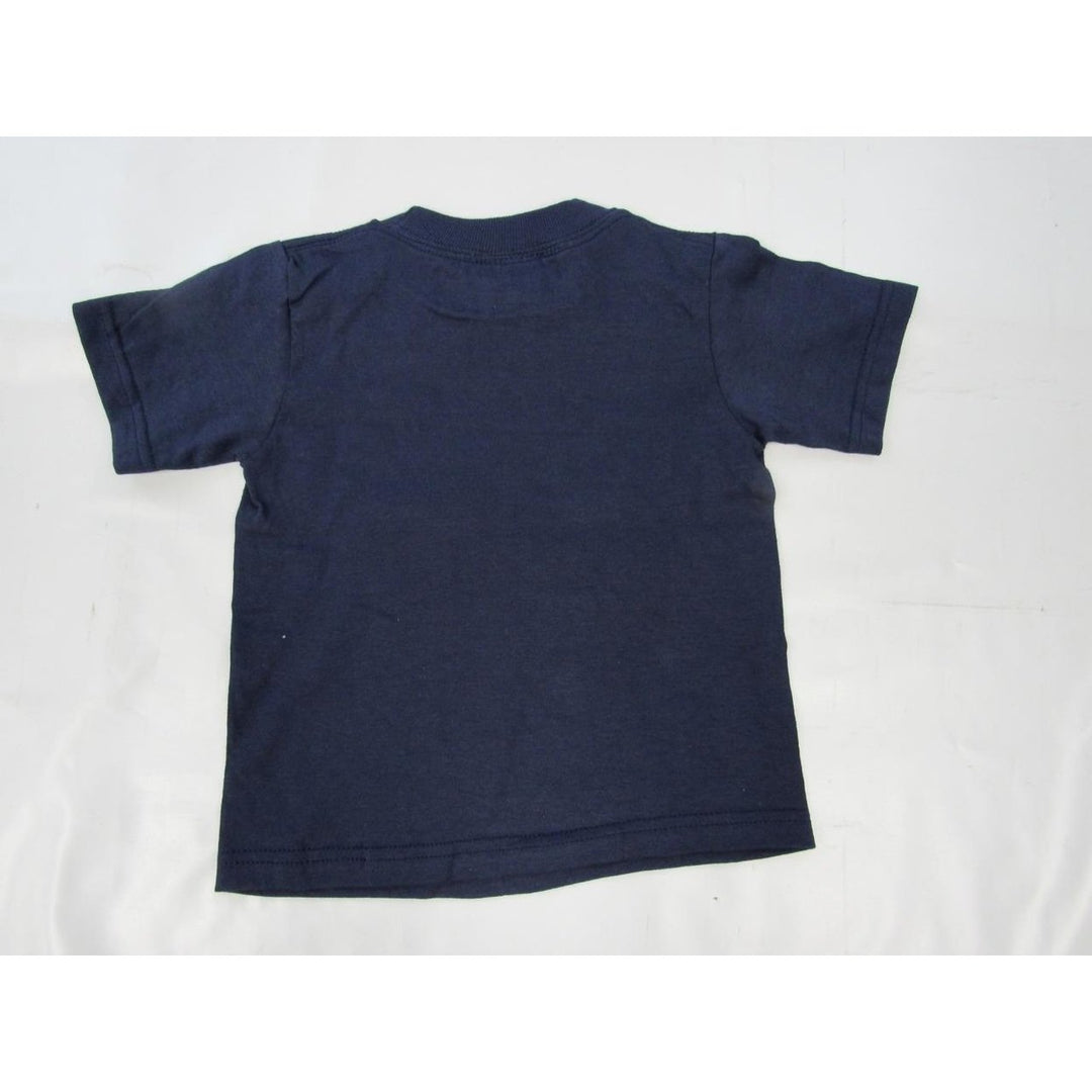 Atlanta Braves 22 Kirby Yates Child Size 2T Blue Adidas Shirt Image 2