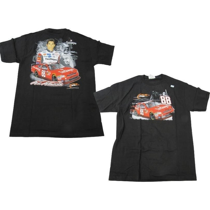 Nascar 88 Aric Almirola Mens Sizes L Large Black Shirt Image 1