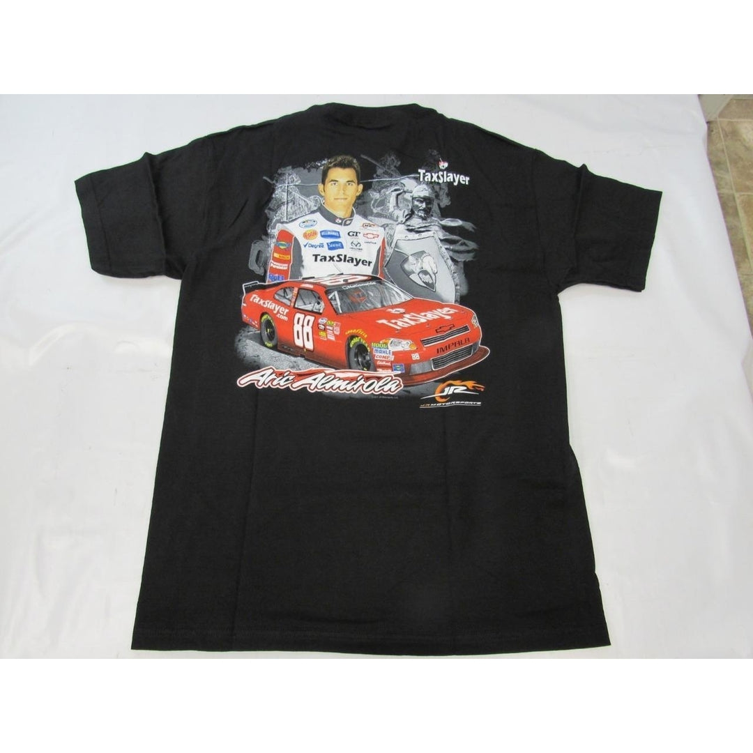 Nascar 88 Aric Almirola Mens Sizes L Large Black Shirt Image 3