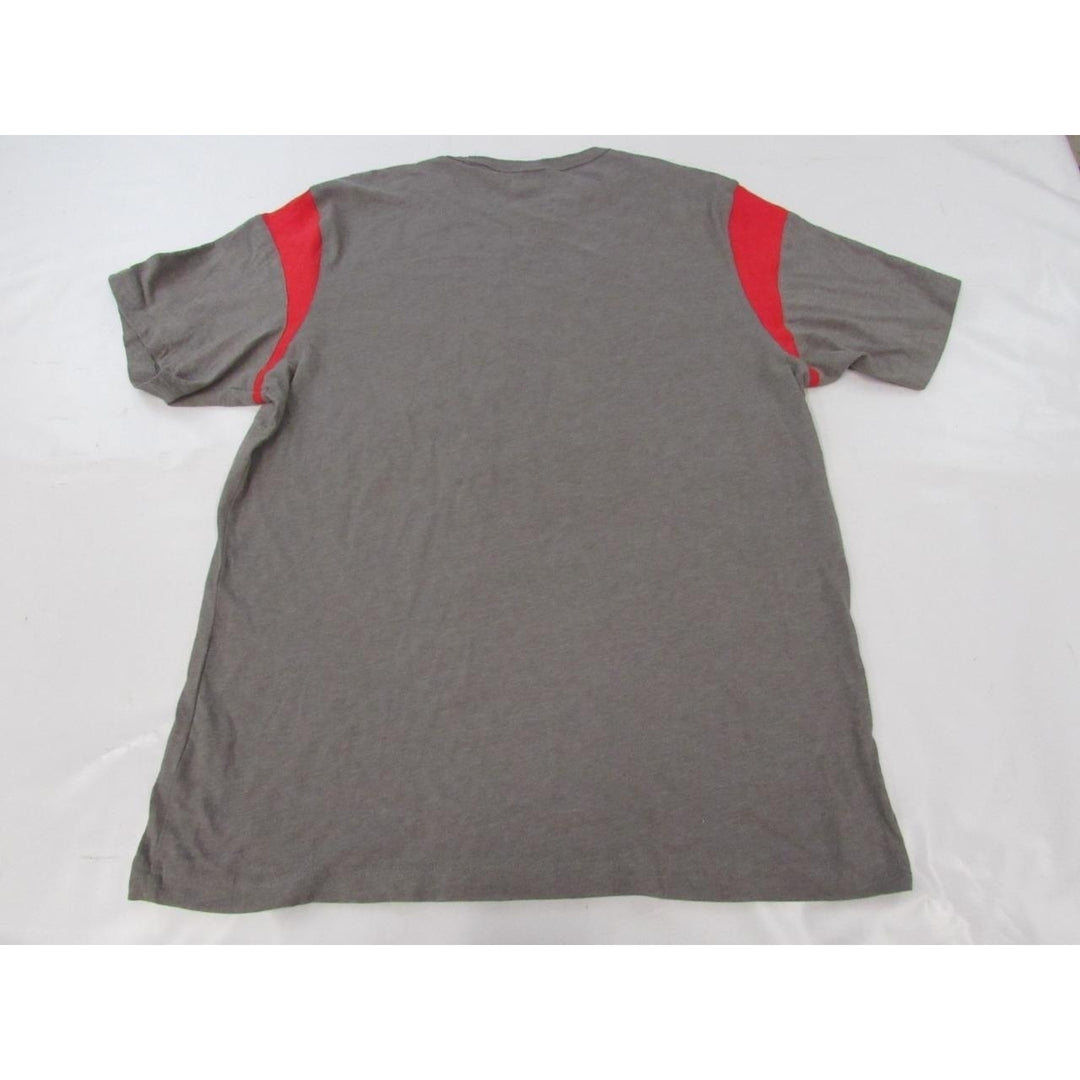 Portland Trailblazers Mens Size XL XLarge Gray Majestic Shirt Image 2