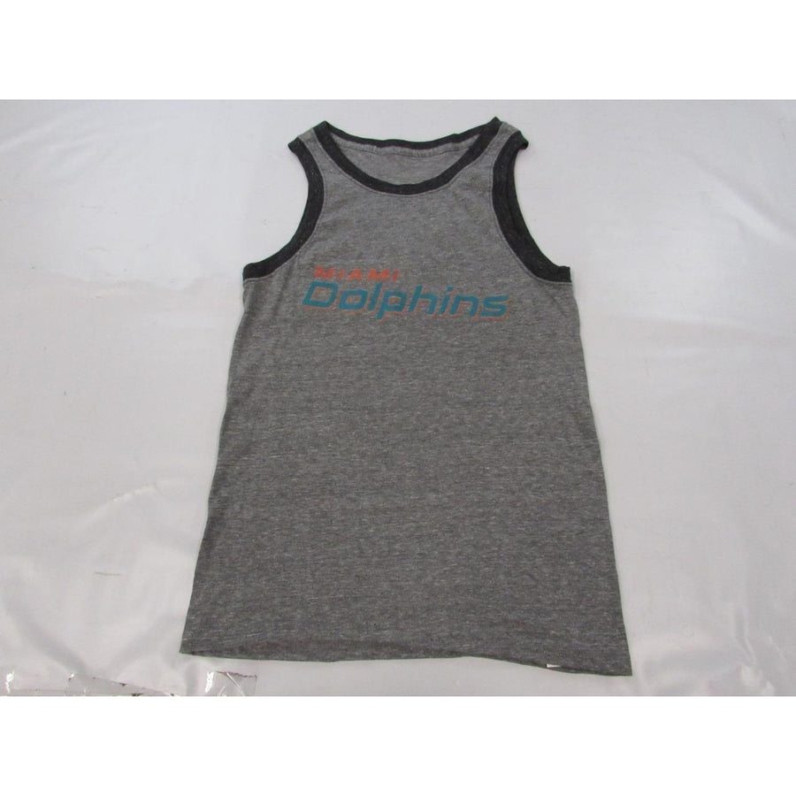 Miami Dolphins 1 Tua Tagovailoa Mens Size S Small Gray Muscle Shirt Image 1