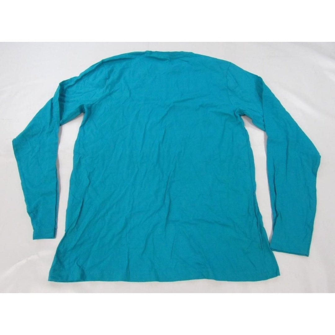 Miami Dolphins Mens Size S Small Aqua Long Sleeved Shirt Image 2