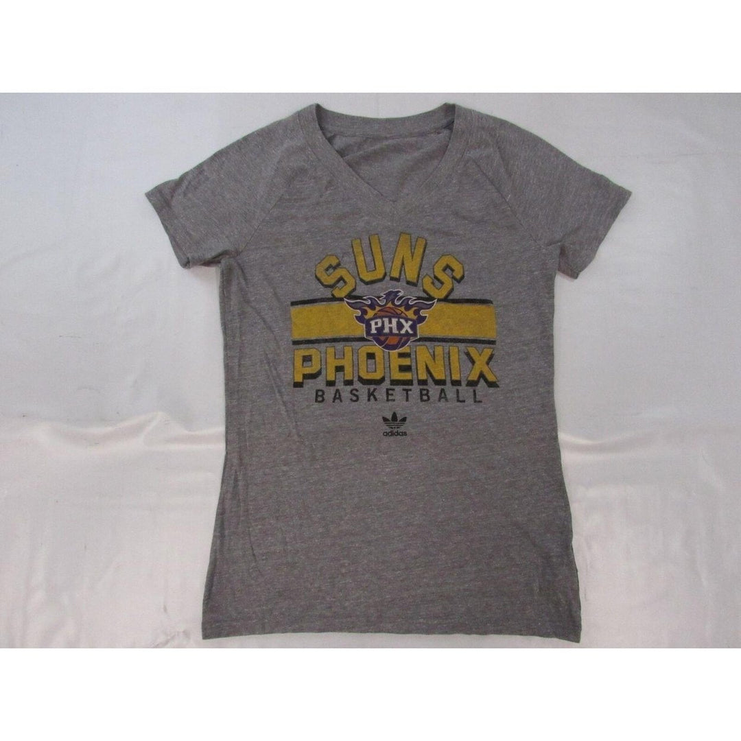 Phoenix Suns Basketball Womens Size XL XLarge Gray Adidas Shirt Image 1