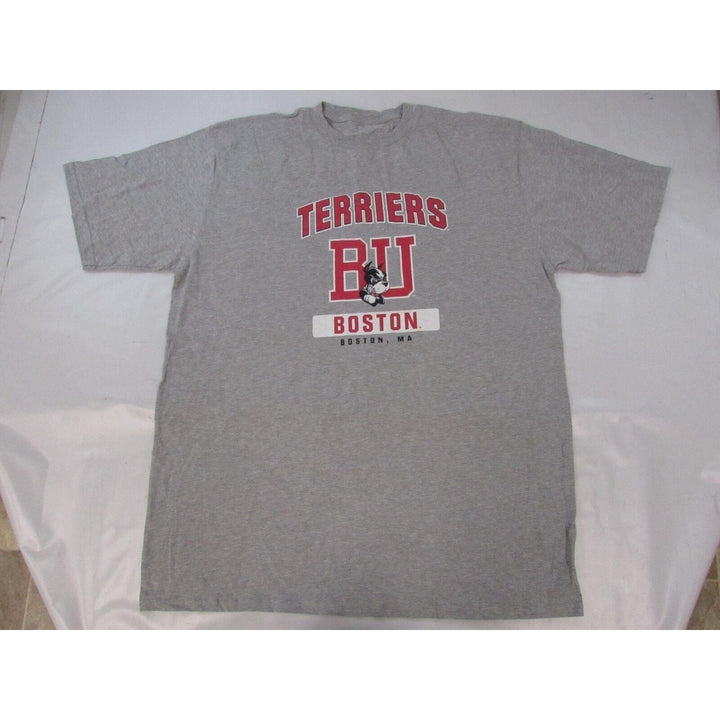 Boston University Terriers Mens Size 3XL-Tall 3XLarge-Tall Gray Shirt Image 1