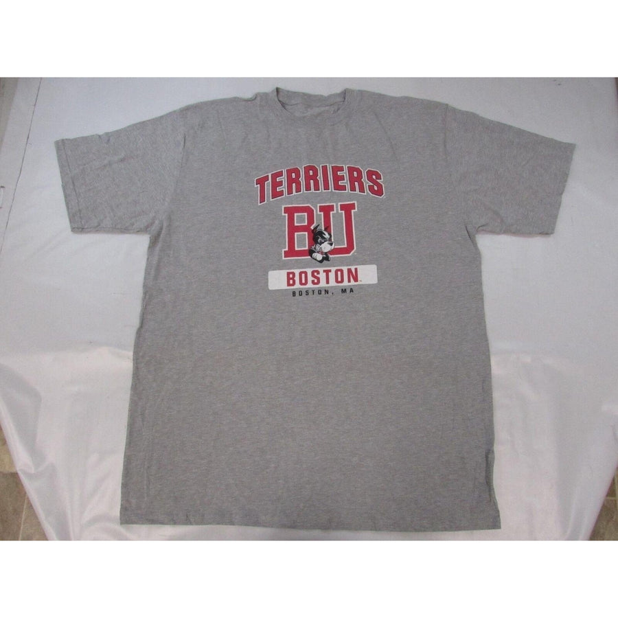 Boston University Terriers Mens Size 3XL-Tall 3XLarge-Tall Gray Shirt Image 1