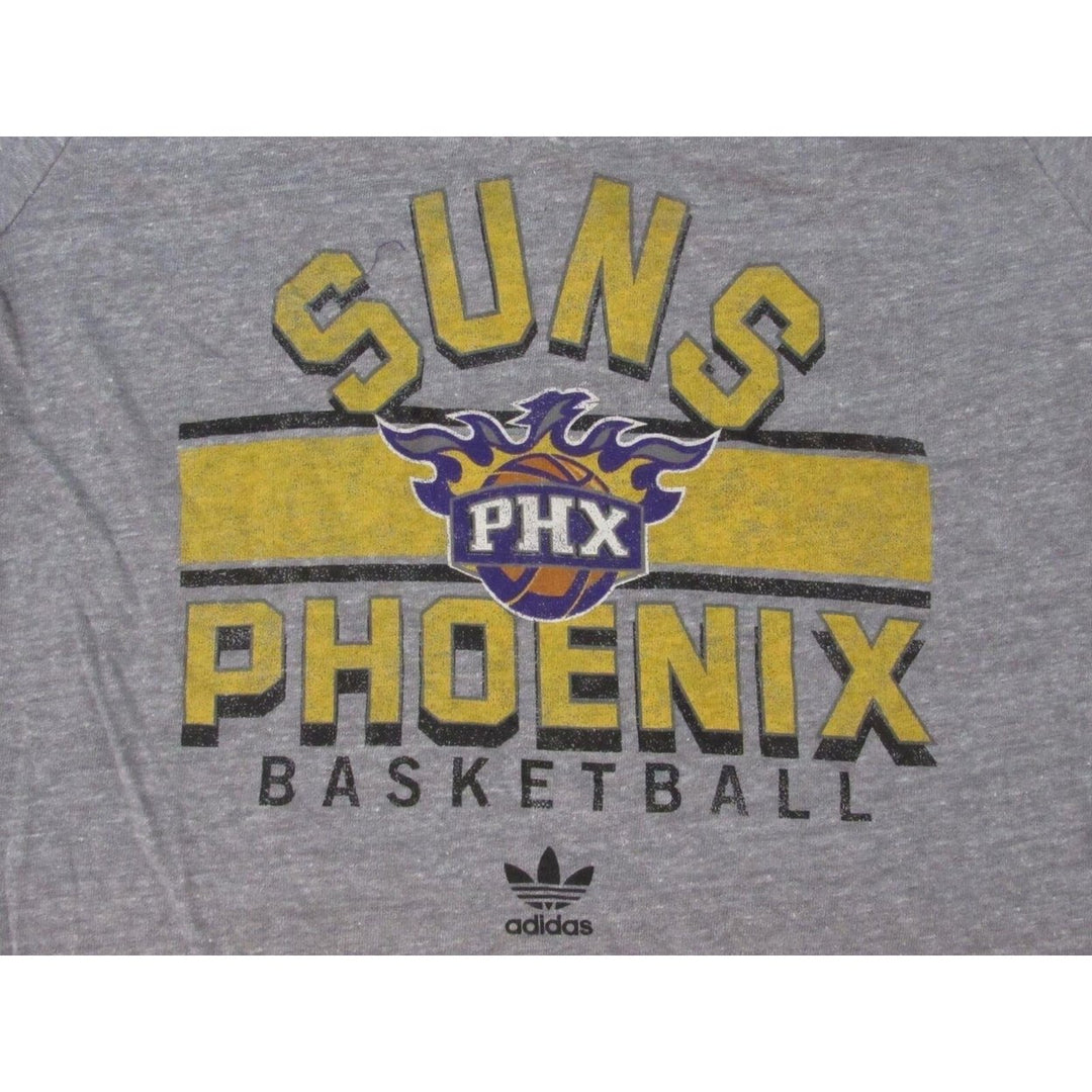 Phoenix Suns Basketball Womens Size XL XLarge Gray Adidas Shirt Image 3