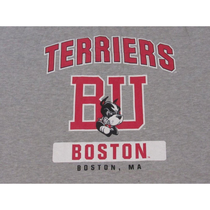 Boston University Terriers Mens Size 3XL-Tall 3XLarge-Tall Gray Shirt Image 3